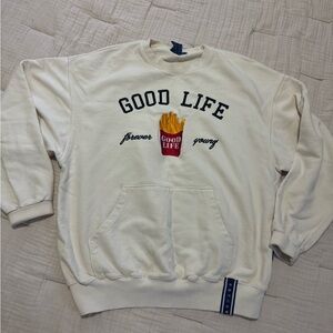 Vintage Cream Graphic Women’s Sweatshirt